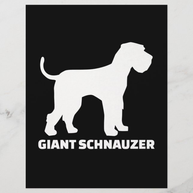 Papel Timbrado prêmio schnauzer gigante (Frente)