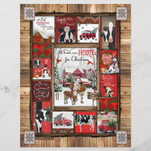 Papel Timbrado Presente de Natal  Todo O Coração Vem Para Casa 