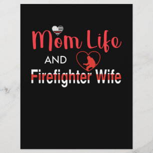 Papel Timbrado Presente do Bombeiro   Esposa Mãe E Bombeiro