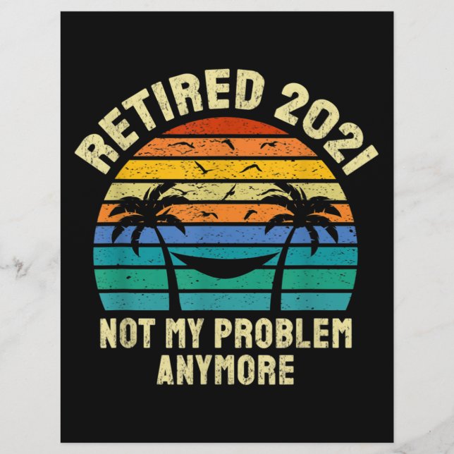 Papel Timbrado Presentes de aposentadoria aposentados 2021 (Frente)