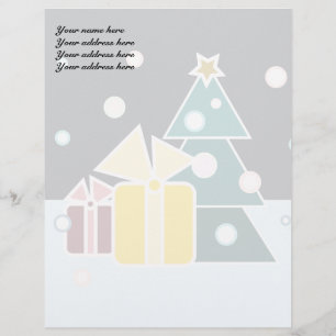 Papel Timbrado Presentes de Natal