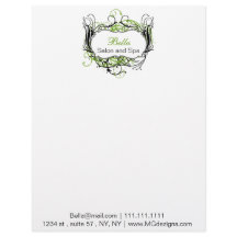 preto verde e branco Chic Business