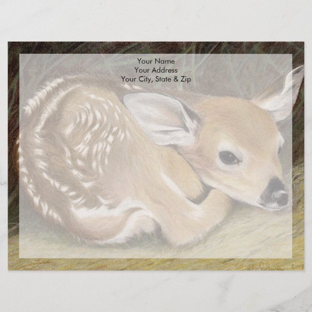 Papel Timbrado Primavera Fawn (Frente)