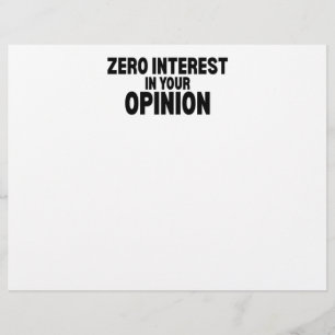 Papel Timbrado Profissional Sem Interesse Na Sua Opinião