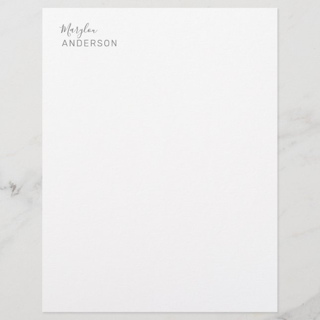 Papel Timbrado Profissional - UNISEX (Frente)