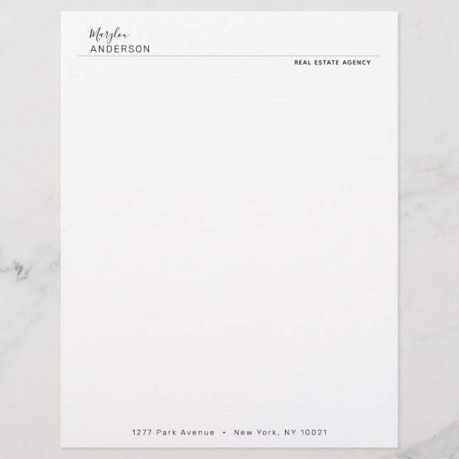 Papel Timbrado Profissional - UNISEX (Frente)