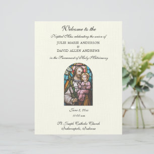 Papel Timbrado Programa de Casamento Católico Econômico