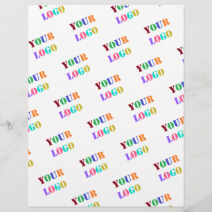 Papel Timbrado Promocional personalizado de fotos de logotipo mod