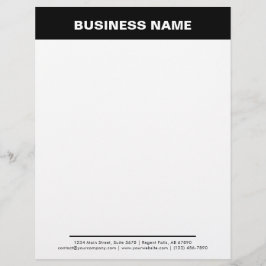Papel timbrado promocional profissional com marca 