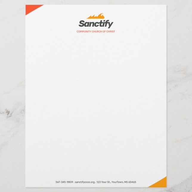 Papel Timbrado propagando fogo (Frente)