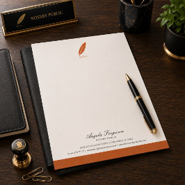 Papel Timbrado Público Notarial Personalizado Elegante