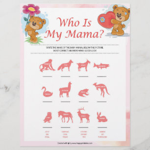 Papel Timbrado Quem É Minha Mãe