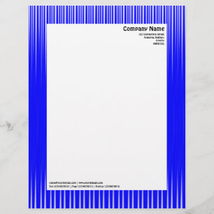 Papel Timbrado Raios - Azul e Branco
