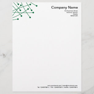 Papel Timbrado Rastreamento de Partículas - Verde Floresta