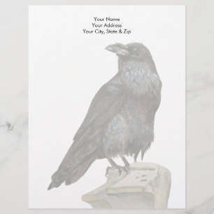 Papel Timbrado Raven
