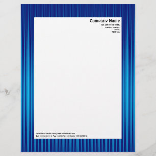 Papel Timbrado Rays II - Tons de Azul