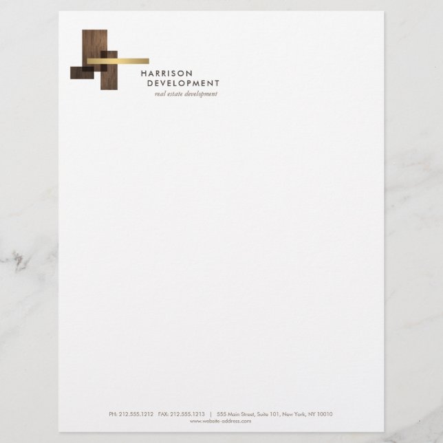 Papel Timbrado Real Estate Developer Logo (Frente)