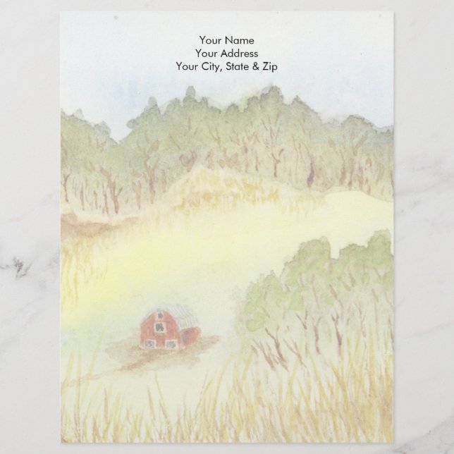 Papel Timbrado Red Barn (Frente)