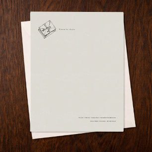 Papel Timbrado Regência Epistolar Dark Academia