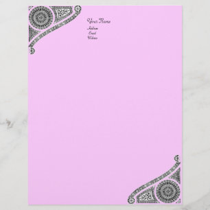 Papel Timbrado RENASCENÇA ,violeta rosa