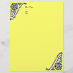 Papel Timbrado RENASCIMENTO,amarelo