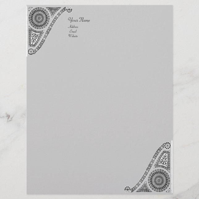 Papel Timbrado RENASCIMENTO,cinza (Frente)