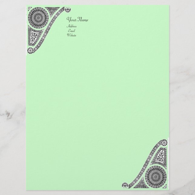 Papel Timbrado RENASCIMENTO, verde (Frente)