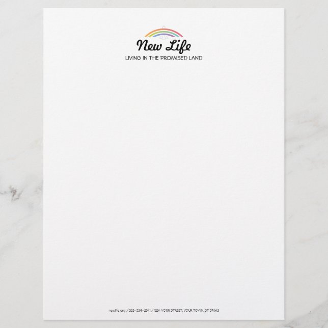 Papel Timbrado Rola Alada Arco-íris (suave) (Frente)