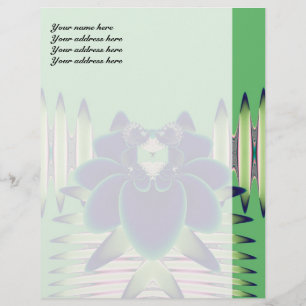 Papel Timbrado Rosa Azul