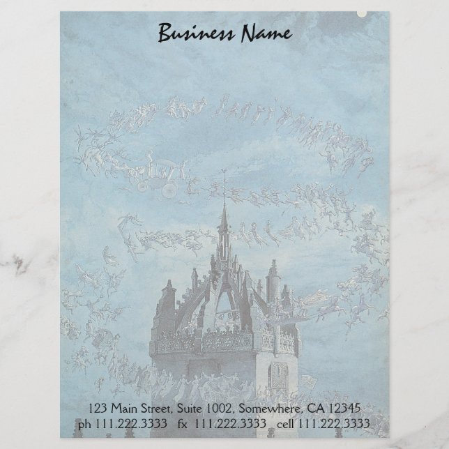 Papel Timbrado Santo Giles - Os seus sinos por Charles Altamont D (Frente)