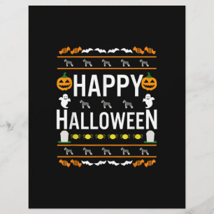 Papel Timbrado Schnauzer Halloween Lazy Ugly Costume Dog T-Shirt.