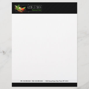 Papel Timbrado Serviço Pessoal de Chef/restauração/Cook