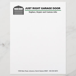Papel Timbrado Serviço Profissional de Portão de Garagem