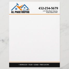 Papel Timbrado Serviço Profissional de Telhados