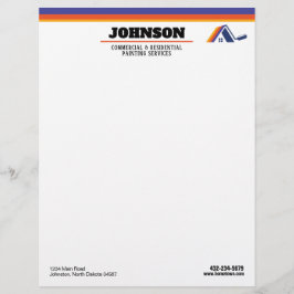 Papel Timbrado Serviços de Pintura Comercial e Residencial