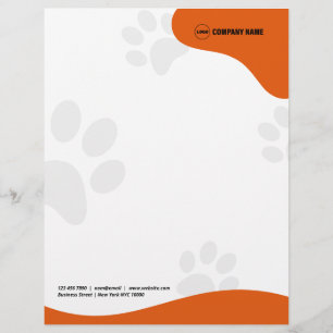 Papel Timbrado Serviços Pet Sitter Personalizados
