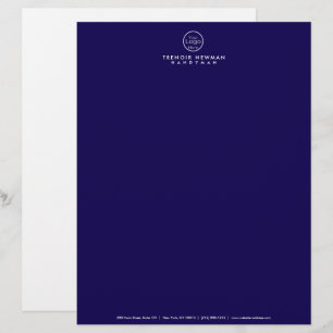 Papel Timbrado Serviços Profissionais de Manutenção Bold Azul Mar
