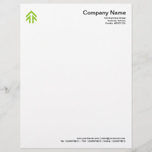 Papel Timbrado Seta - Verde Marciano