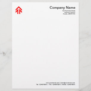Papel Timbrado Seta - Vermelho