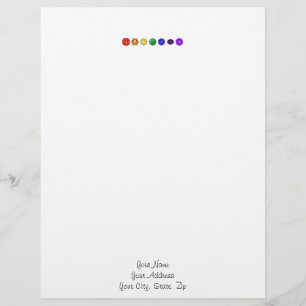 Papel Timbrado Sete Chakras Horizontais