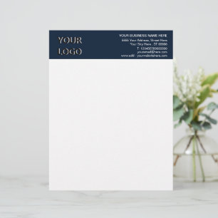 Papel Timbrado Seu Logotipo Nome da Empresa Endereço Carta de Cor