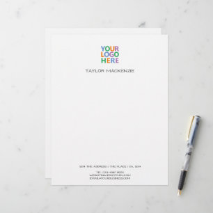 Papel Timbrado Seu Logotipo Personalizado Comercial