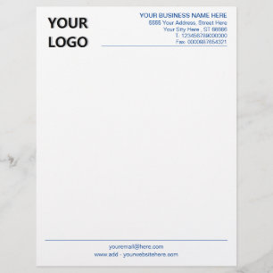 Papel Timbrado Seu timbrado comercial com logotipo