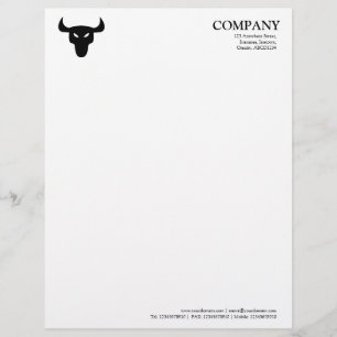 Papel Timbrado Símbolo Steer - Branco