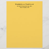 Simples Implante de Cor Amarelo Criativo