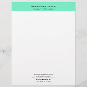Papel Timbrado Simples Simples e Moderno Profissional
