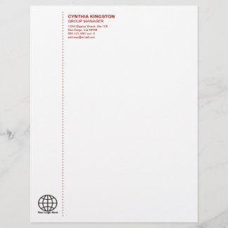 Papel Timbrado Simplesmente vinho profissional tinto sua empresa
