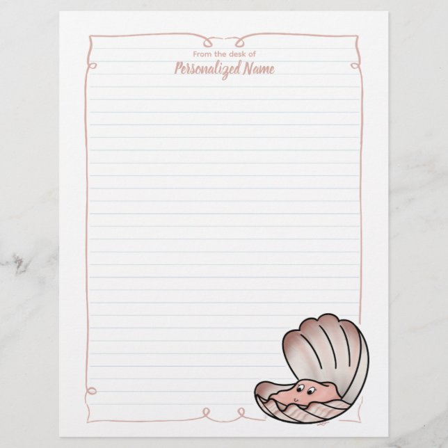 Papel Timbrado Skylar Scallop Vinculado (Frente)