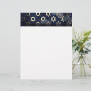 Papel Timbrado SlipperyJoe's Happy Hanukkah, estrela múltipla do 