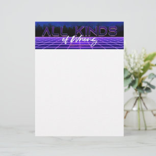 Papel Timbrado SlipperyJoe's todo tipo de texto negrito em 3D err